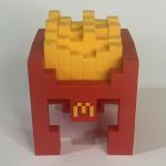 Minecraft Mcdonalds Toy Fry Helmet Video Game Microsoft Kids Collectible