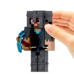 Minecraft Steve Netherite Armor Action Figure 15th Anniversary NEW