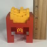 Minecraft Mcdonalds Toy Fry Helmet Video Game Microsoft Kids Collectible