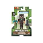 Minecraft Steve Netherite Armor Action Figure 15th Anniversary NEW