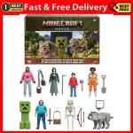 Minecraft Ultimate Movie Pack with 8 Action Figures & 8 Accessories Toy Set New
