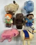 7PC Mattel Minecraft Plush Set ~ FAST SHIPPING ~ NEW WITH TAGS