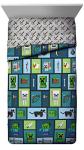 Jay Franco Minecraft Chibi College 7-Piece Twin Bedding Bundle- Includes Bed Set, Sheet Set