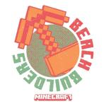 Boy's Minecraft Beach Builders Pickaxe T-Shirt - White - Large