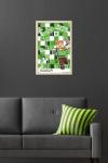 Minecraft: 15th Anniversary - Crafting Since Alpha Wall Poster, 22.4L" x 14.7W", Blonde Framed Version