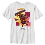 Boy's Minecraft Legends Piglin Action Pose T-Shirt - White - Large