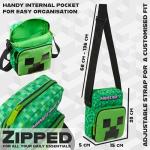 Creeper Crossbody Bag for Minecraft Fans