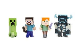 Minecraft Diecast Figures - Set of 4 Metal Models