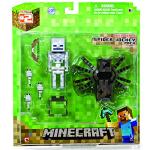 Minecraft Spider Jockey Action Figure Set