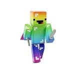 Derpy Rainbow Guy Minecraft Action Figure
