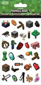 Minecraft 4 Sheet Standard Sticker Pack