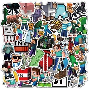 50 Funny Minecraft Stickers Pack for Fans