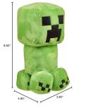 Minecraft Plush Creeper Stuffed Animal, 8-Inch