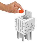 Mattel Minecraft Fireball Ghast Figure with Discs