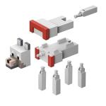 Minecraft Fusion Wolf Figure - Build and Play Set