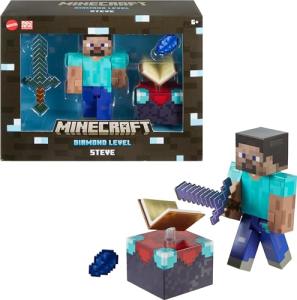 Minecraft Steve Diamond Level Action Figure with Accessories