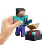 Minecraft Steve Diamond Level Action Figure with Accessories
