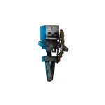 Minecraft Diamond Skeleton Figure with Accessories - 14cm
