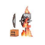 Minecraft Diamond Skeleton Figure with Accessories - 14cm