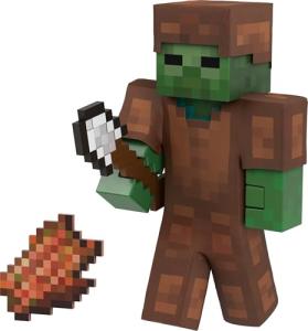 Minecraft Diamond Level Zombie Action Figure with Accessories