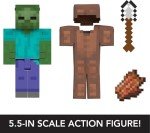 Minecraft Diamond Level Zombie Action Figure with Accessories