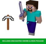 Mattel Minecraft Steve Action Figure with Accessories