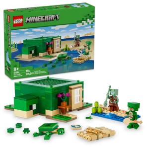 LEGO Minecraft Turtle Beach House Building Set
