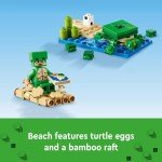 LEGO Minecraft Turtle Beach House Building Set