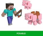 Minecraft Action Figures 2-Pack with Accessories
