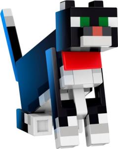 Minecraft Diamond Tuxedo Cat Action Figure with Accessories