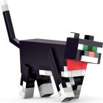 Minecraft Diamond Tuxedo Cat Action Figure with Accessories