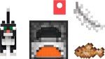 Minecraft Diamond Tuxedo Cat Action Figure with Accessories