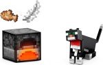 Minecraft Diamond Tuxedo Cat Action Figure with Accessories