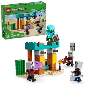 LEGO Minecraft Illager Desert Patrol Playset