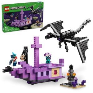 LEGO Minecraft Ender Dragon & Ship Building Set