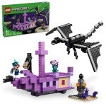 LEGO Minecraft Ender Dragon & Ship Building Set