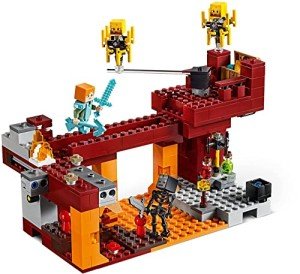 LEGO Minecraft Blaze Bridge Building Kit - 370 Pieces