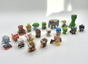 Set of 20 Rare Minecraft Mini Figures Bundle