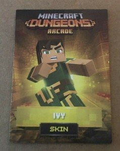 Minecraft Dungeons Arcade Card Selection