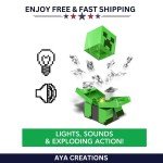 Exploding RC Creeper Toy with Lights & Sounds