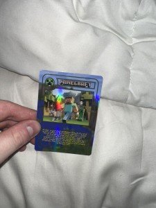Minecraft Rare Holo Trading Cards for Xbox 360