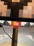 Minecraft Glowstone Redstone Torch Table Lamp