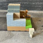 Minecraft Plains Biome Loot Lair with Iron Golem