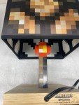 Minecraft Glowstone Redstone Torch Table Lamp
