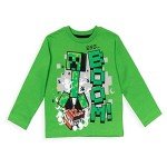 Minecraft Creeper Kids Long Sleeve T-Shirt Set