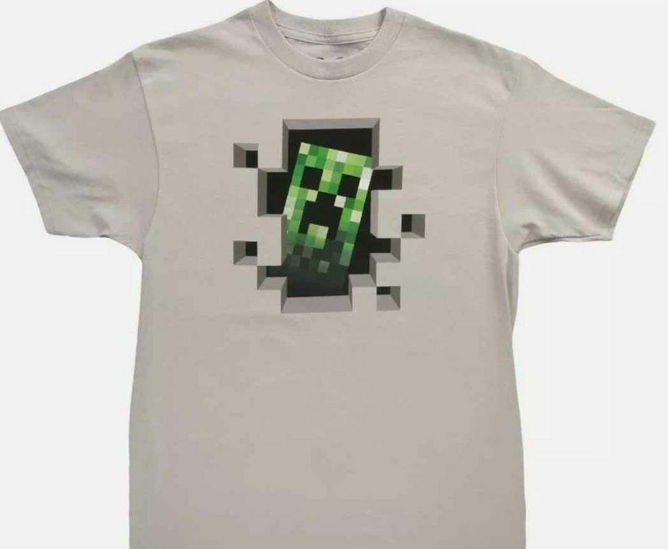 Official Minecraft Creeper Short Sleeve Kids T-Shirt