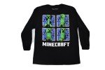 Minecraft Creeper Long Sleeve Shirt for Kids