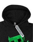 Minecraft Creeper Kids Hoodie - Black Jumper