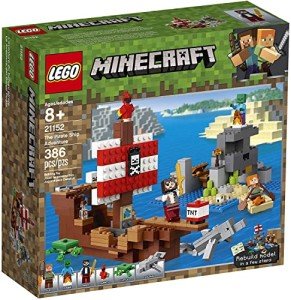 LEGO Minecraft Pirate Ship Adventure Building Kit