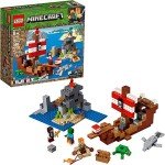 LEGO Minecraft Pirate Ship Adventure Building Kit